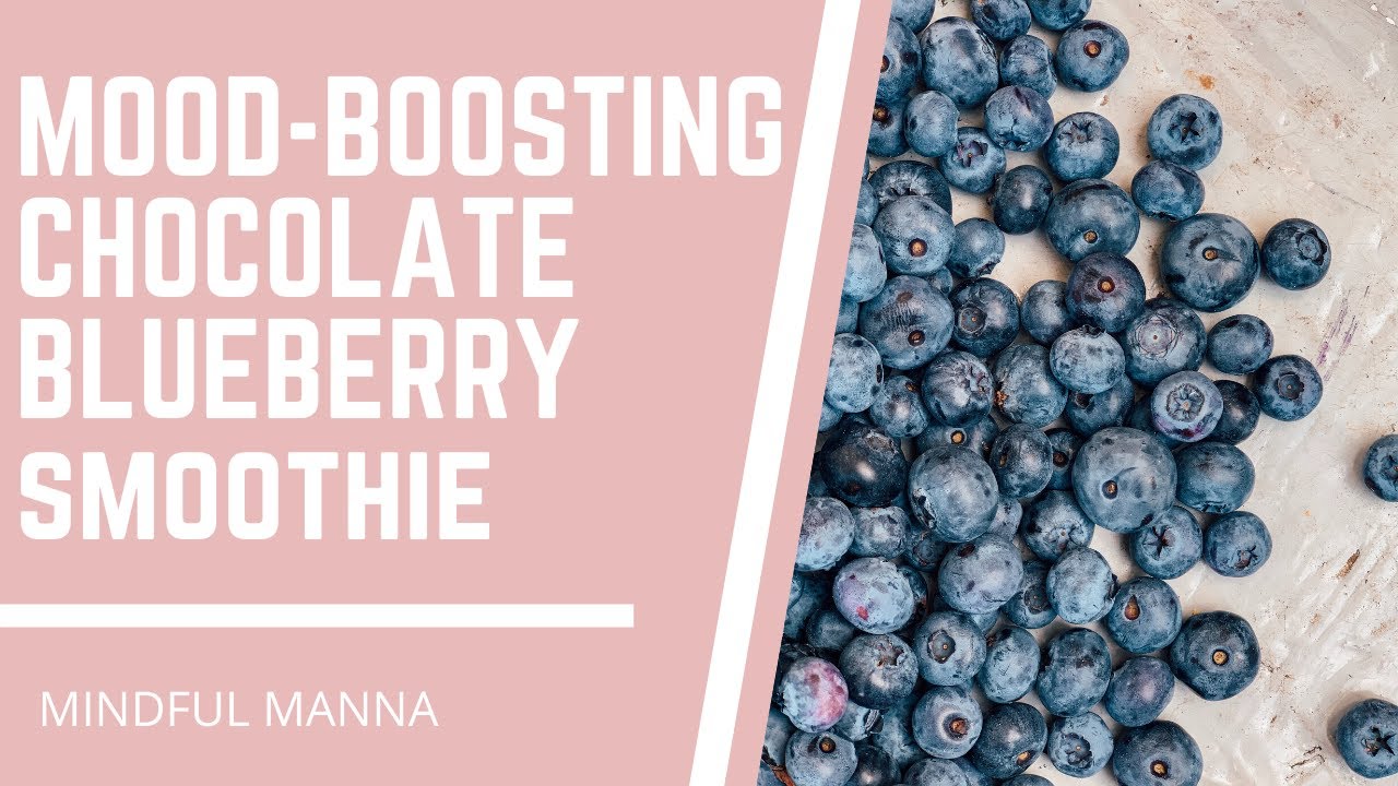 Healthy Nutrient-Dense Blueberry Chocolate Smoothie