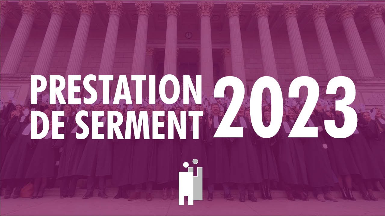 Prestation de serment 2023 - Barreau de Lyon