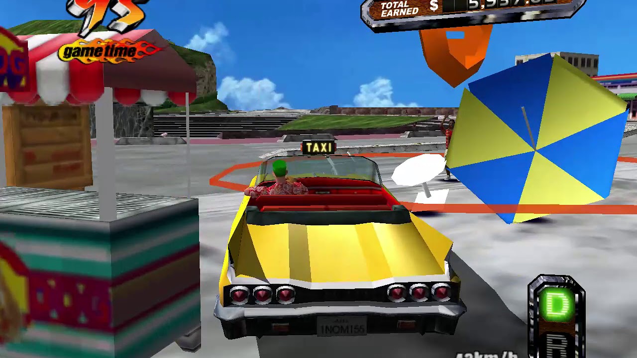 Crazy Taxi 3: High Roller - West Coast - 28,995.11$ - Class: CRAZY! [Gameplay] #crazytaxi #gameplay