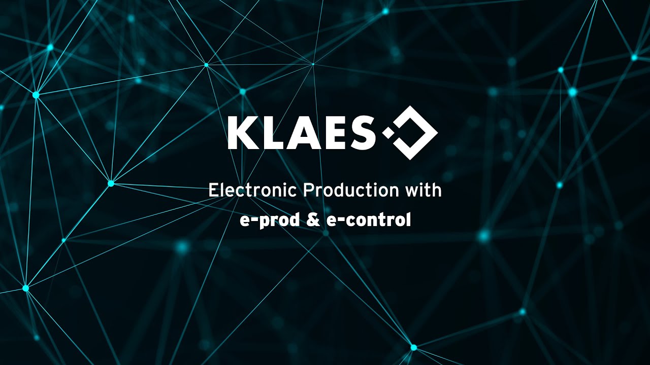 Electronic Production in Window Construction | Klaes e-prod & e-control