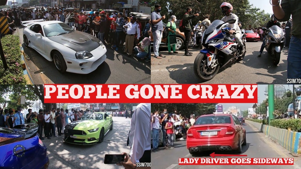 PEOPLE GOING CRAZY AFTER SEEING 2 SUPRA, 4 X MAD MUSTANG REVVING **INSANE PUBLIC REACTION**