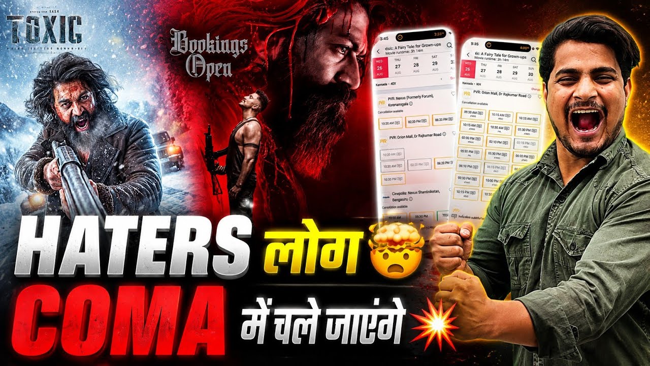 Toxic Movie Shocking 8 Lakh Tickets Sold Out | Toxic Updated Advance Report 4 #Toxicadvance #yash
