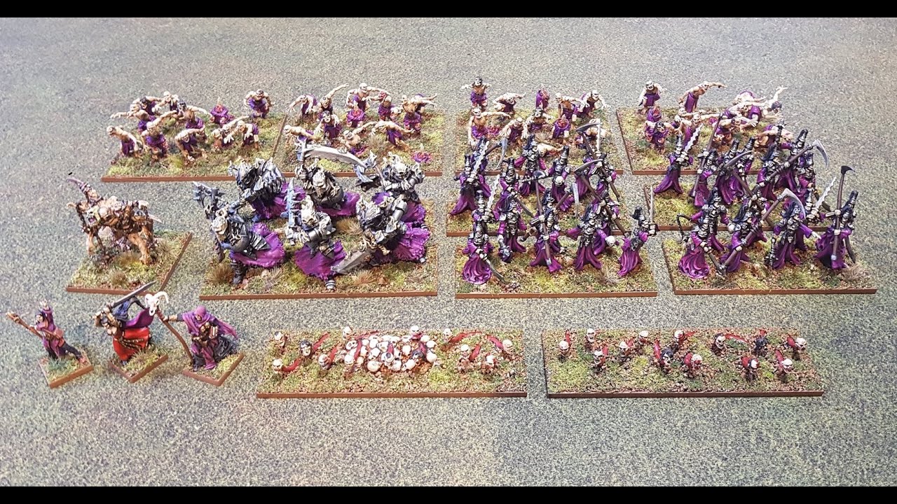 Kings of War - Mantic Zombies & Wraiths Undead Army