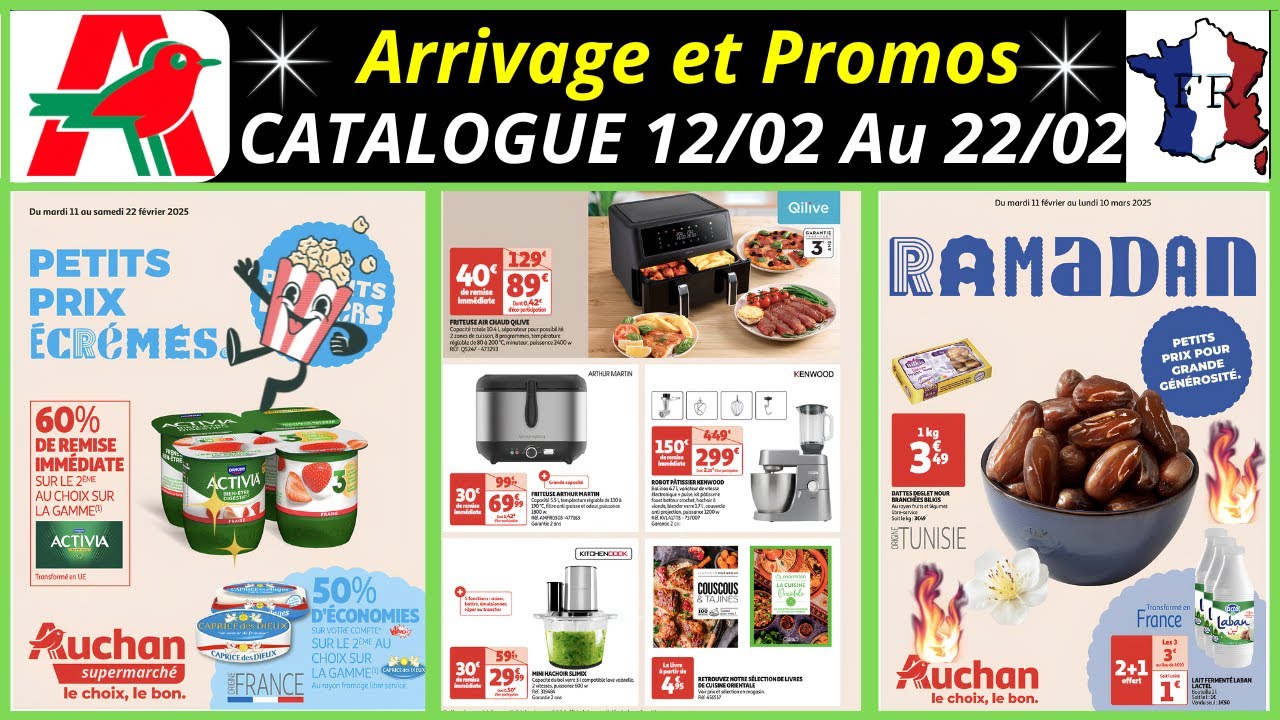 Catalogue AUCHAN du 01 au 06 Avril 2025 Prospectus Auchan Bons Plans Promos #auchan #auchan_france
