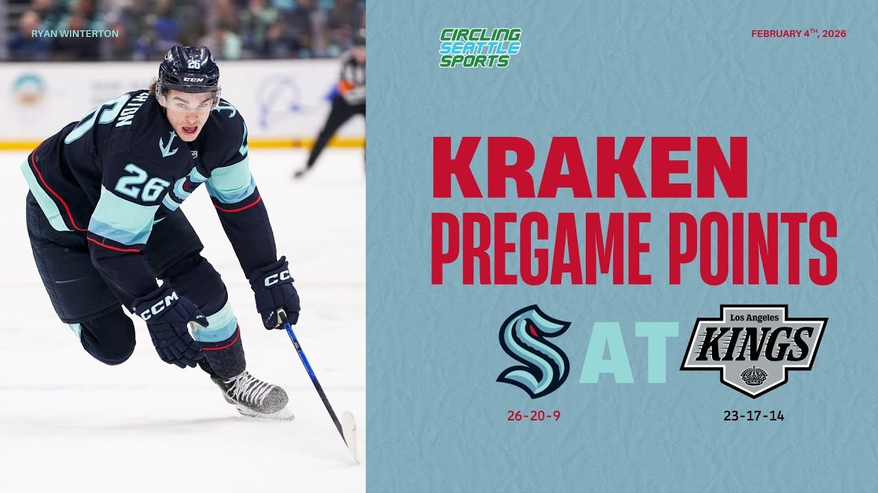 Seattle Kraken Pregame Points - February 4th, 2026