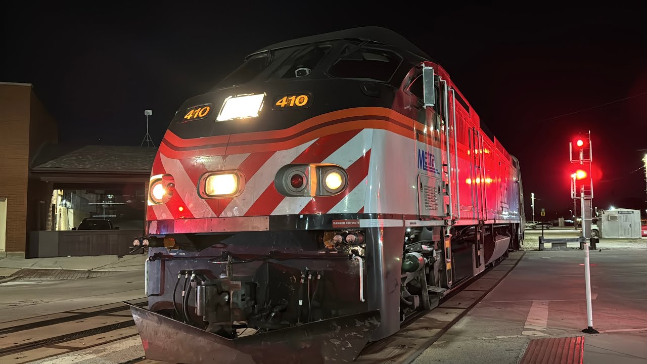 The Complete Metra Evening Rush Hour At Blue Island On November 8, 2024