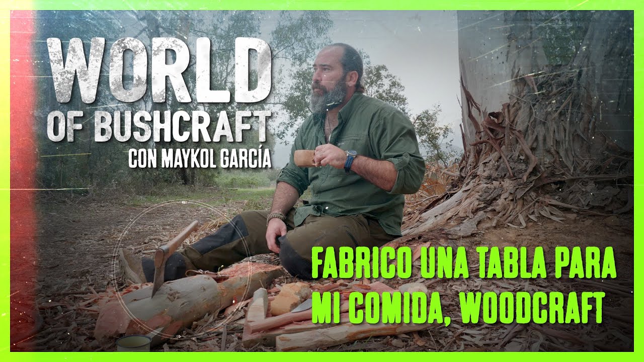 FABRICO UNA TABLA PARA MI COMIDA, WOODCRAFT