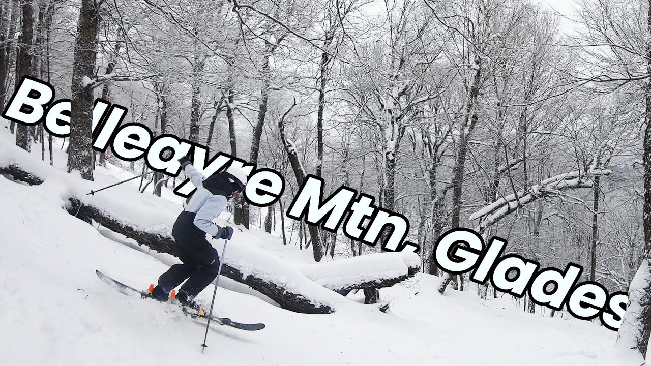 Skiing Belleayre GLADES, Pow Day Top to Bottom