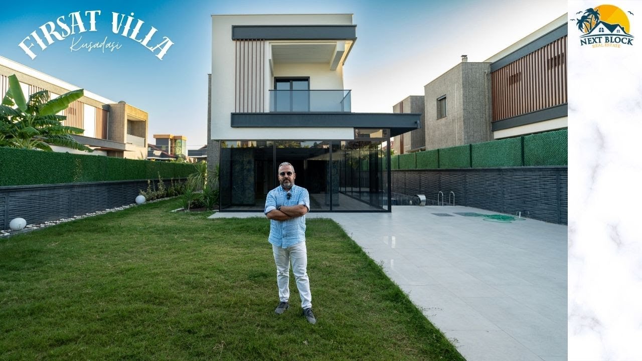 Kuşadası Değirmendere'de 550 m2 Arsa İçerisinde Satılık Fırsat Villa #180