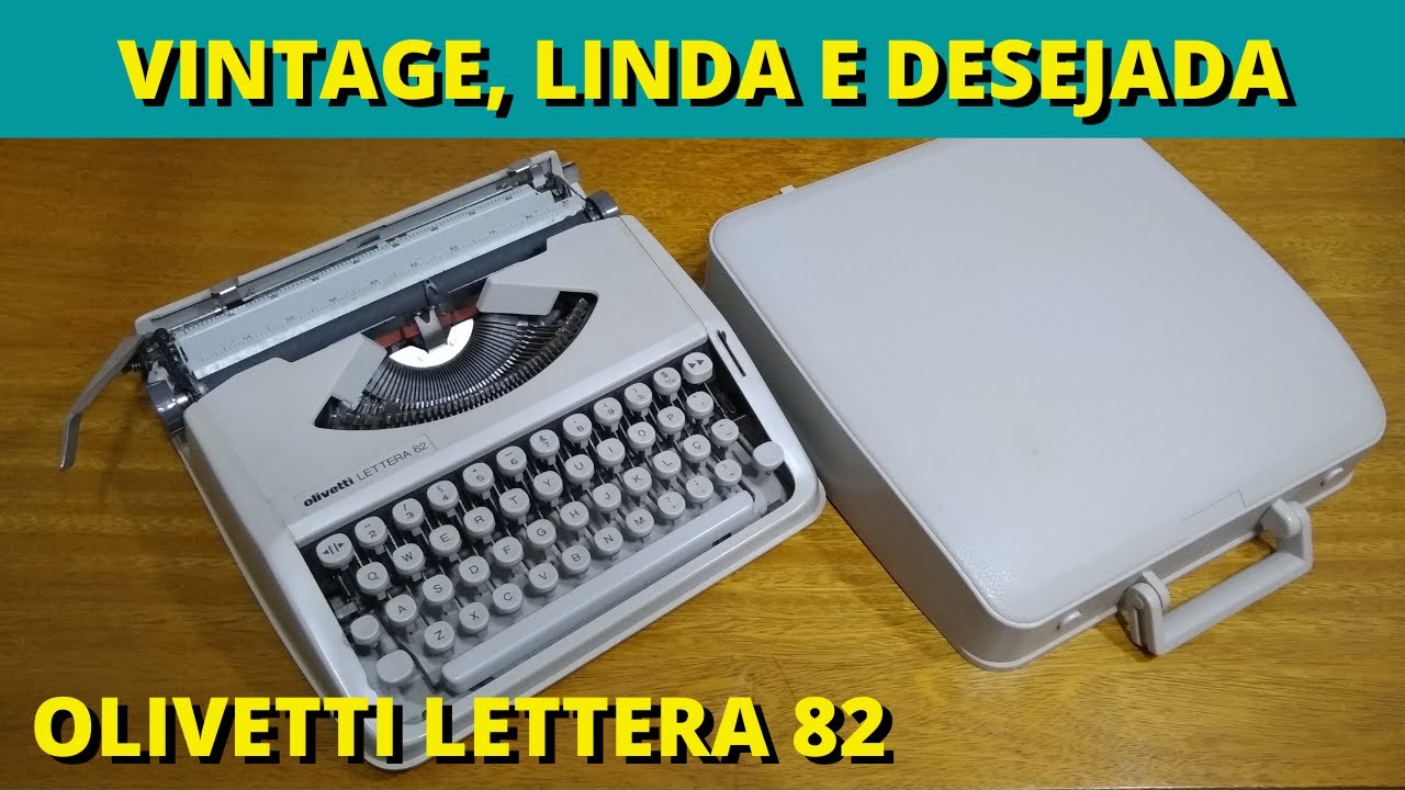 Старая пишущая машинка OLIVETTI LETTERA 82 - новое приобретение для моей коллекции
