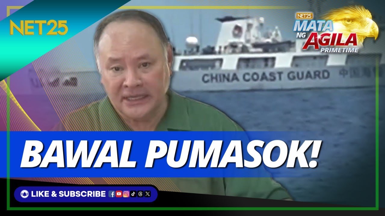 Binantaan ng DND ang China Coast Guard na magtatangkang pumasok sa Pag-asa Island