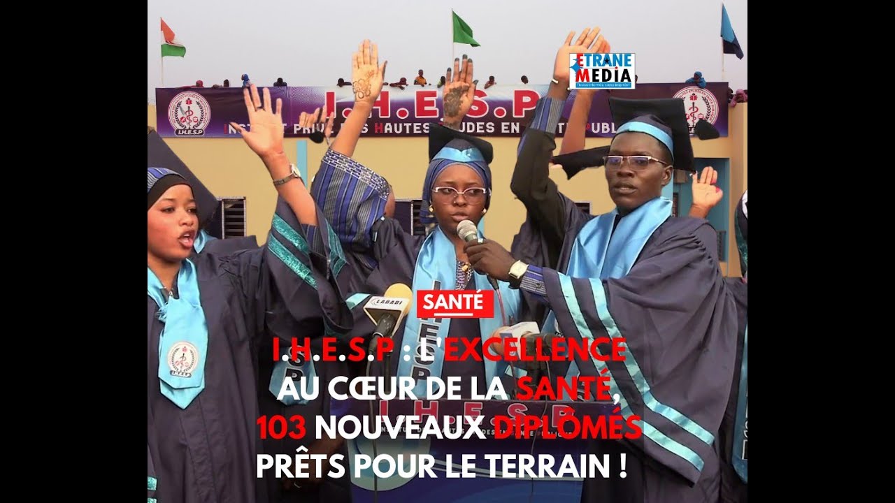 Sortie promotion 2025 étudiants en santé de l'IHESP
