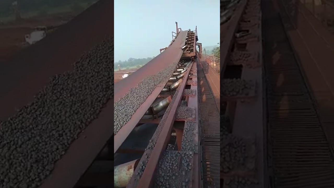 Crack Conveyor Belts//Pellet plant