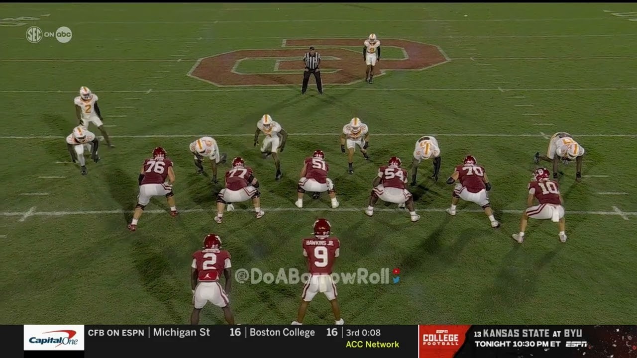 Oklahoma OL/Offense vs Tennessee Defense (2024)