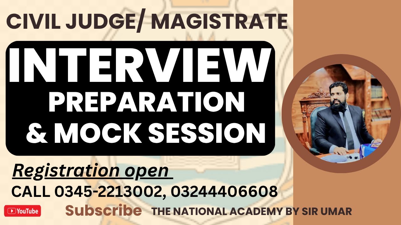 TIPS FOR CIVIL JUDGE/ MAGISTRATE INTERVIEW, PREPARATION SESSION & MOCK INTERVIEWS STARTED