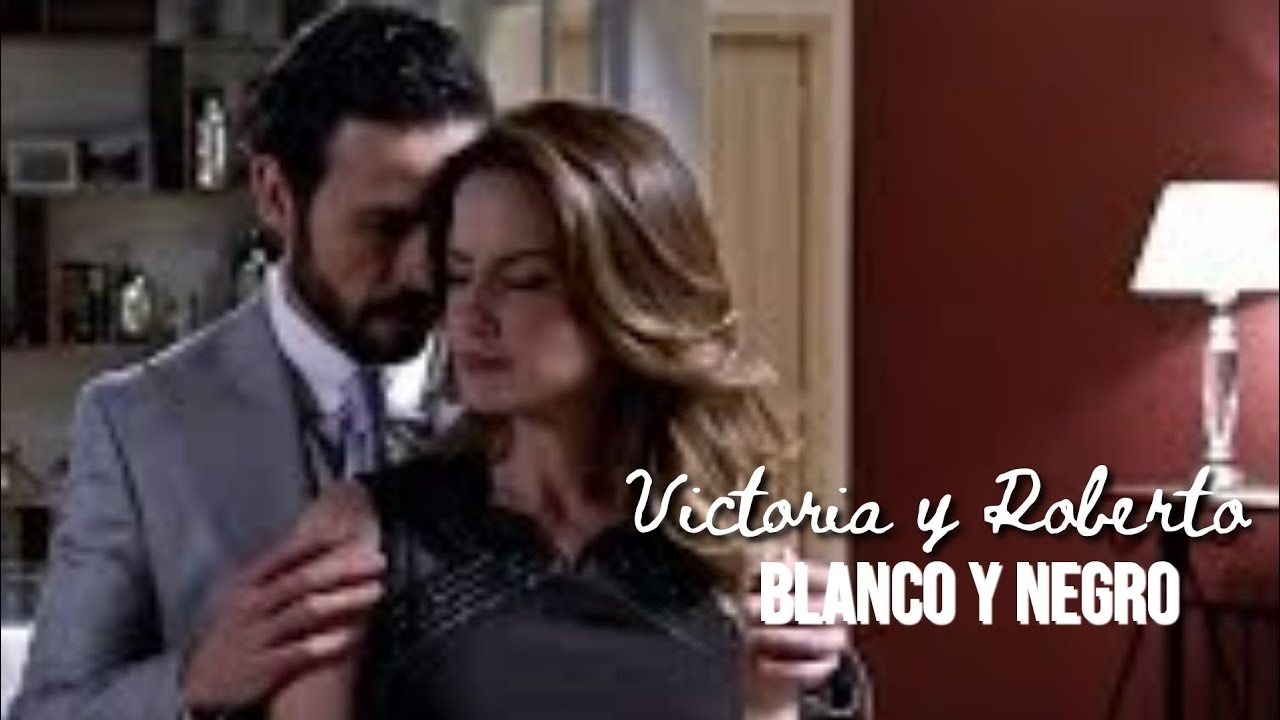 Victoria y Roberto - blanco y negro