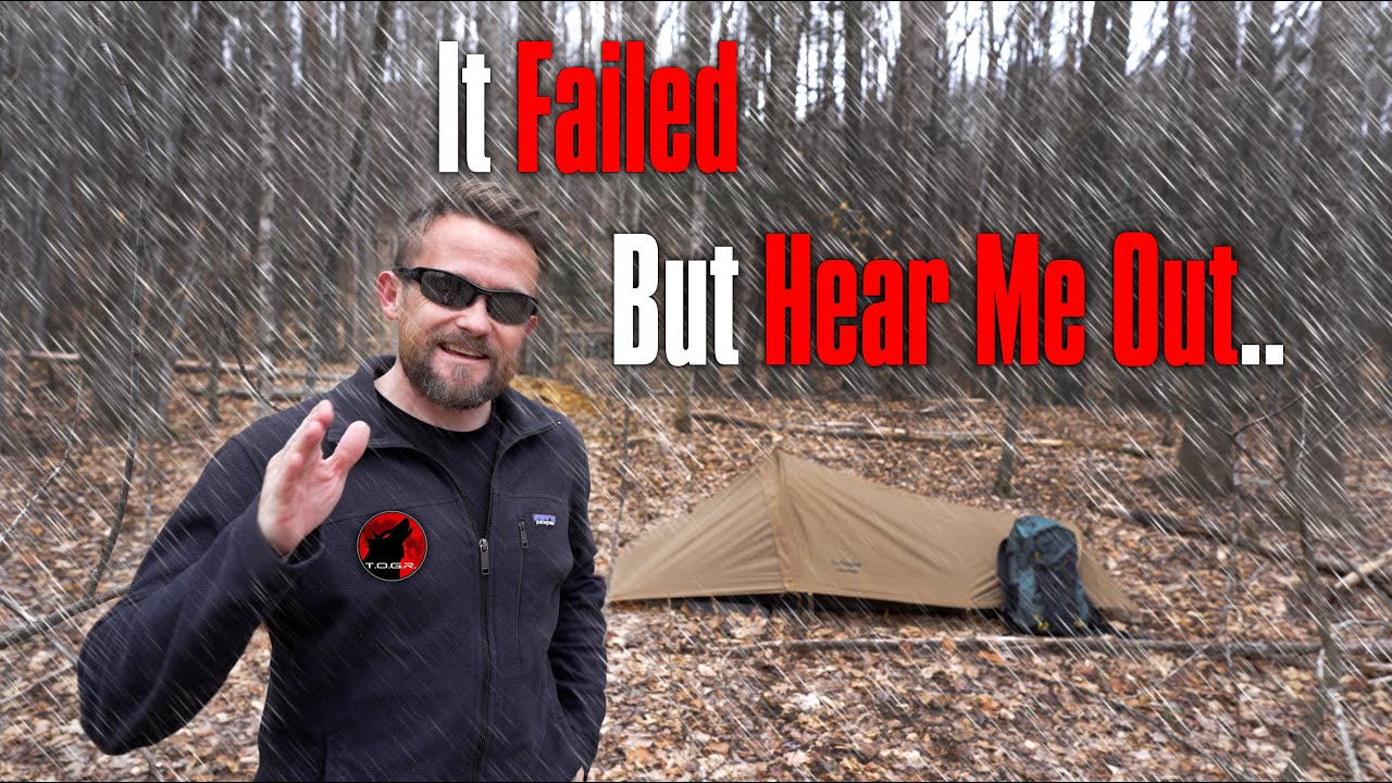 NOT What I Expected To Happen - Snugpak Ionosphere Rain Test - Test Night Series