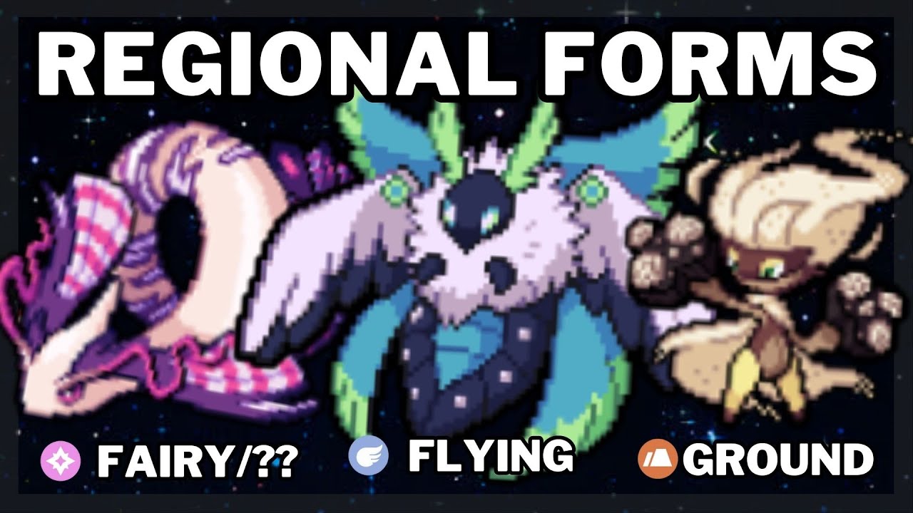 All NEW Regional VARIANTS In POKEMON REJUVINATION! (BEST Pok&eacute;mon FANGAME Of 2024)