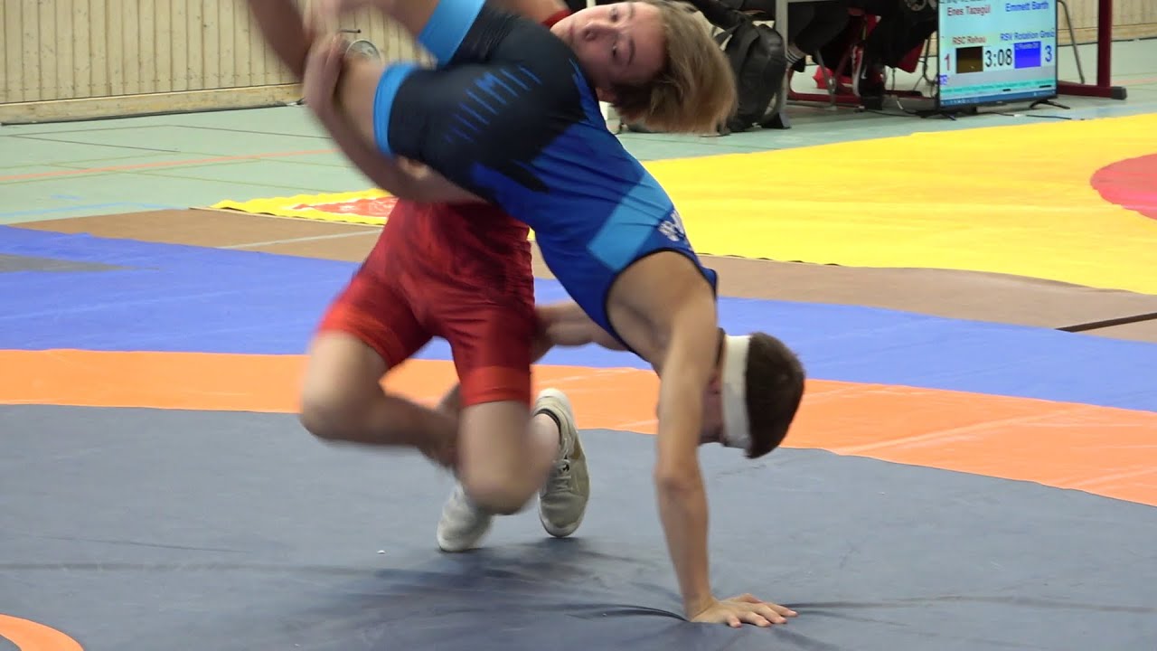 Wrestling / Ringen Sparkassenpokal Jena 2024, Jugend A, 55 kg, Freestyle, Warmuth - Heinrich