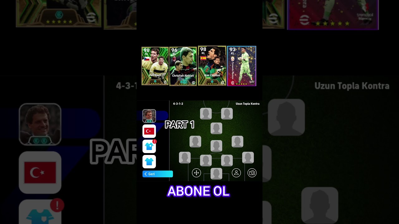 SİZLERİN KURDUĞU KADRO İLE KLASMAN OYNAYACAĞIM #efootball #pes #oyun #kadro&ouml;neri