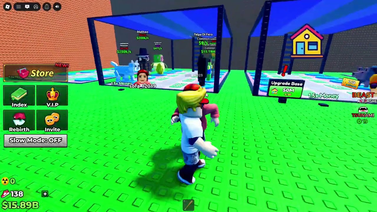 ROBLOX НО ЦЕ СПАСИ БРЕЙНРОТА ВІД ЦУНАМІ.