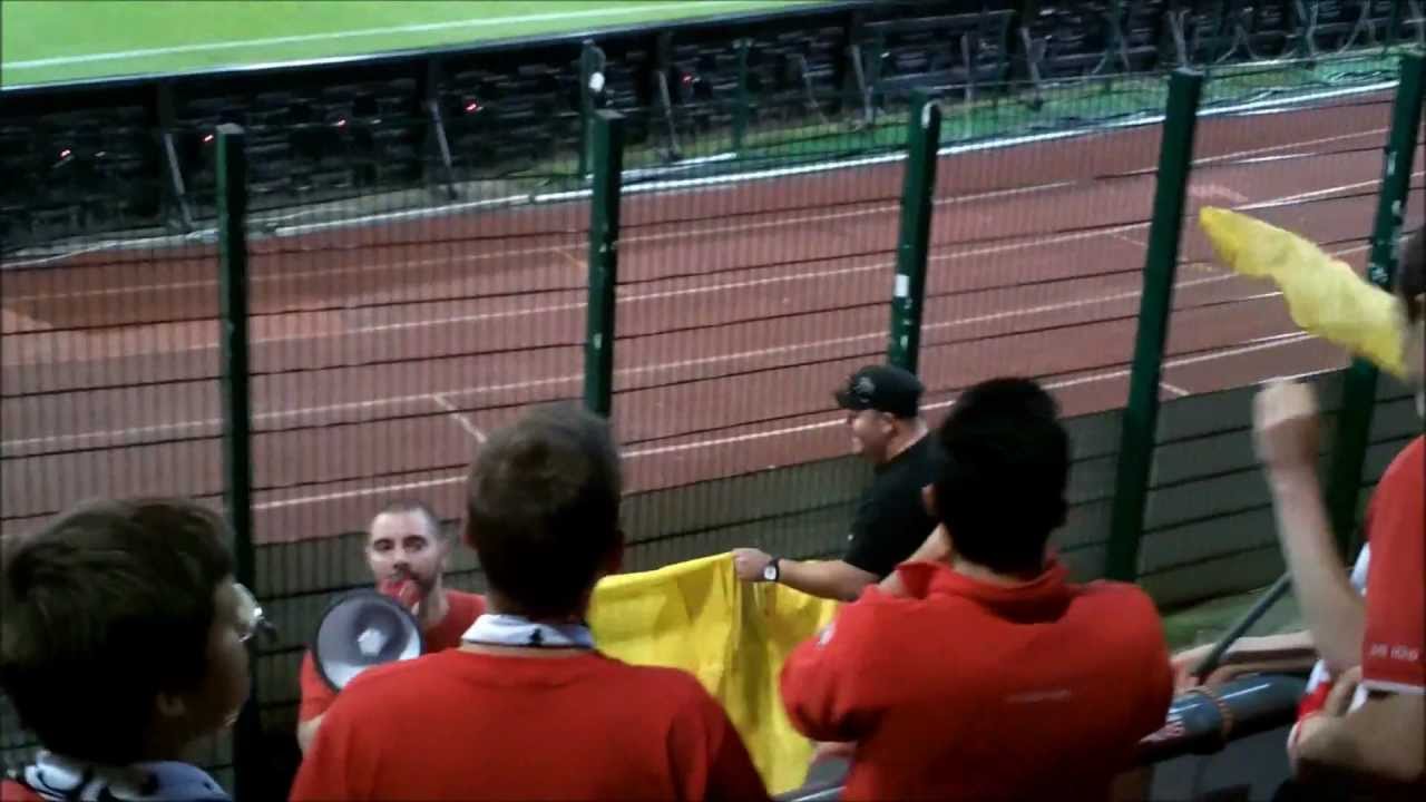 01/09/2012 - (partie 1/2) - Zulte Waregem (2-4) RAEC Mons - Ultras Mons