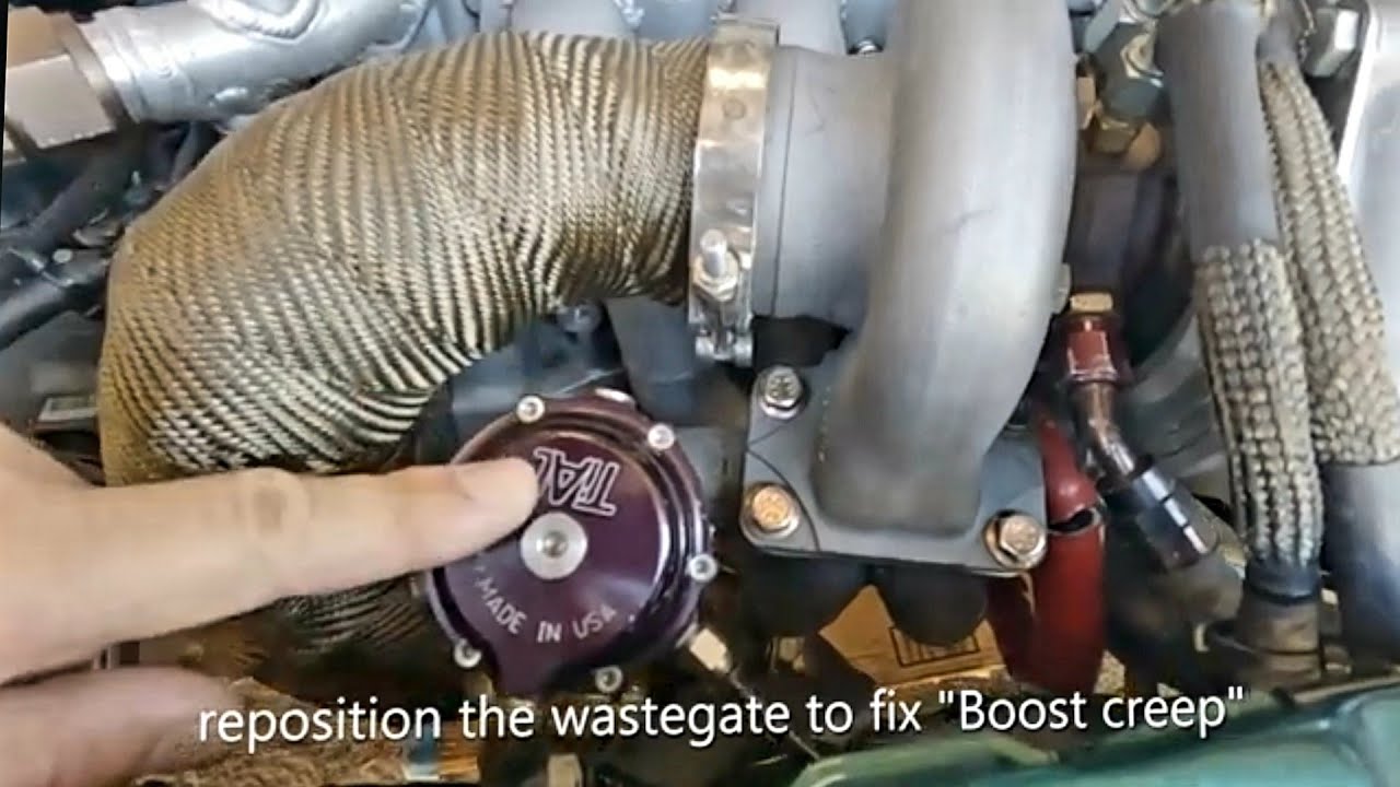 Reposition Wastegate to fix Boost Creep issue!