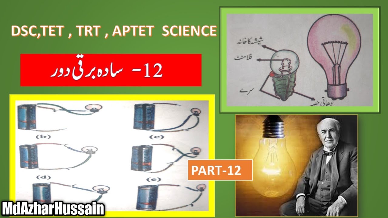 DSC GENERAL SCIENCE || PART - 12 | Urdu Medium GENERAL SCIENCE | TET TRT APTET CTET SCIENCE | SGT SA