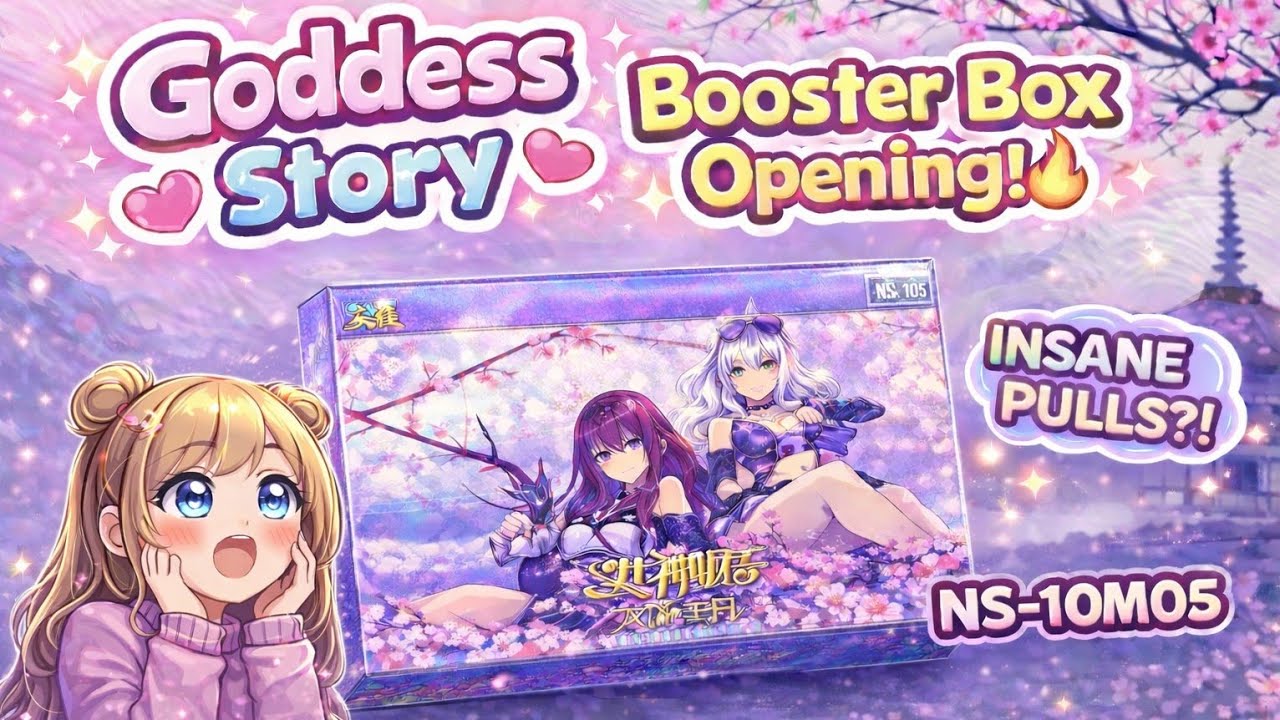 Goddess Story Booster Box Opening NS-10M05 🔥 Rare Waifu Cards & Insane Pulls!