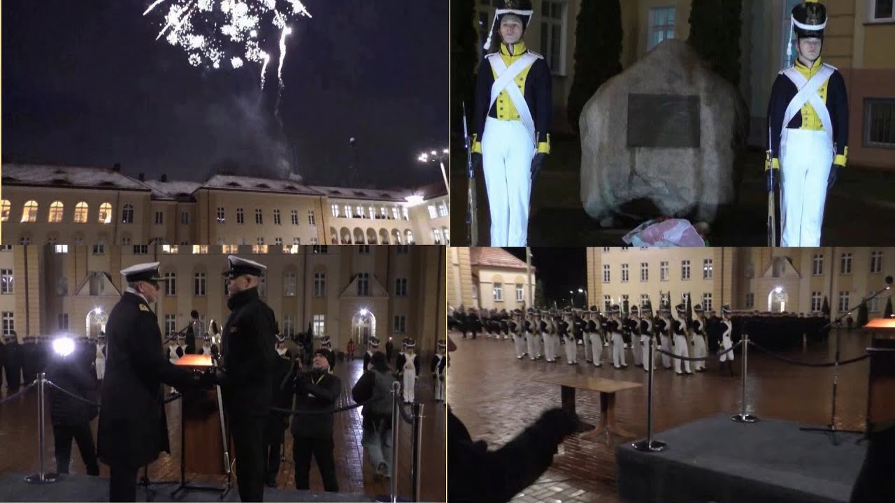 Dzień Podchorążego w Akademii Marynarki Wojennej Gdynia. Uroczysty apel,  21. 11. 2024.