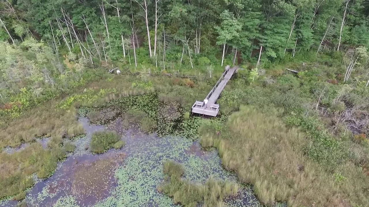 From Grassy Pond to Littleton and Boxborough MA , Drone Footage (Full Flight)