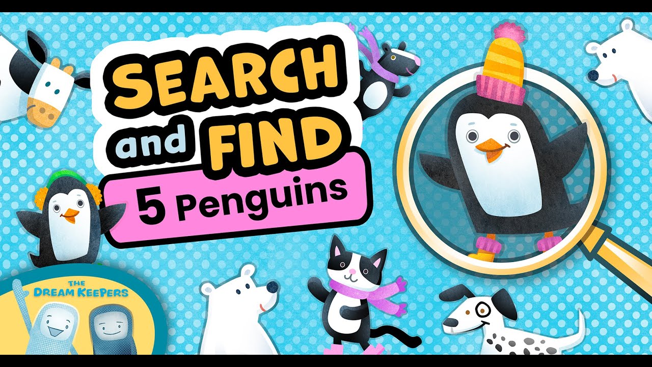 Winter Wonderland Hide & Seek! ❄️ Can You Find All 5 Penguins?
