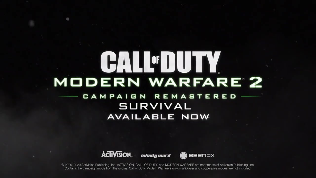 Modern Warfare 2 Remastered Survival Trailer (H2 Mod)