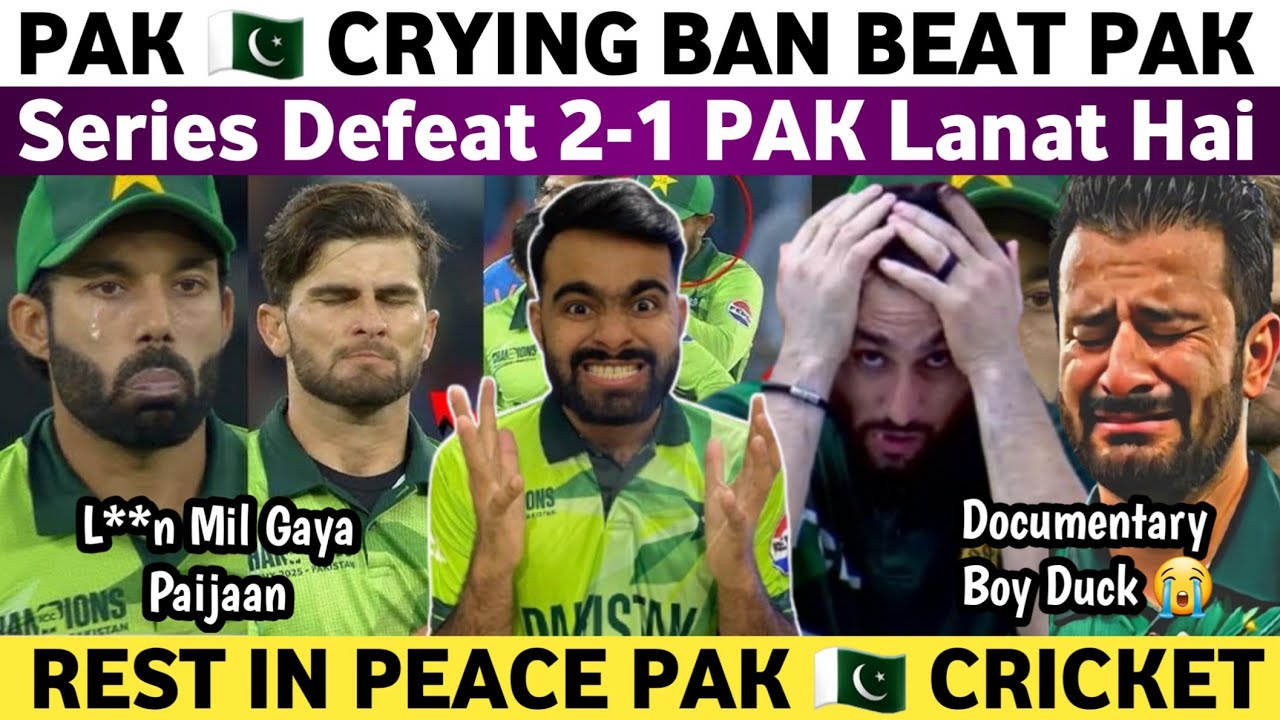 Pak Media Crying on Ban Beat Pak 3rd Odi 2026 | Pak Vs Ban 3rd Odi Match 2026 | Pak Series Lost 2-1 