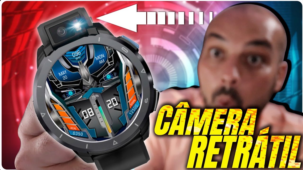 Smartwatch com Câmera Retrátil! Kospet Optimus 2