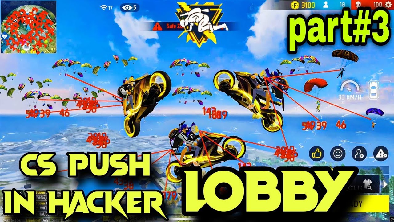 ⚠️ Hacker Lobby Me CS Rank Push! Impossible Challenge 😈🔥