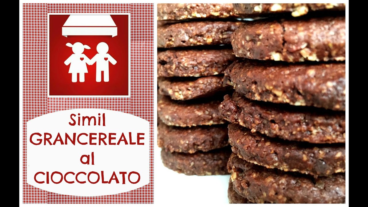 Biscotti Integrali Simil GRANCEREALE al CIOCCOLATO, ma molto meglio! (Dolci) 2C+K