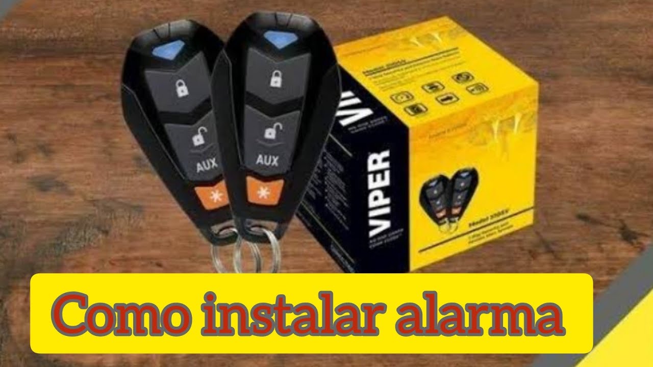 Como instalar una alarma de auto paso a paso