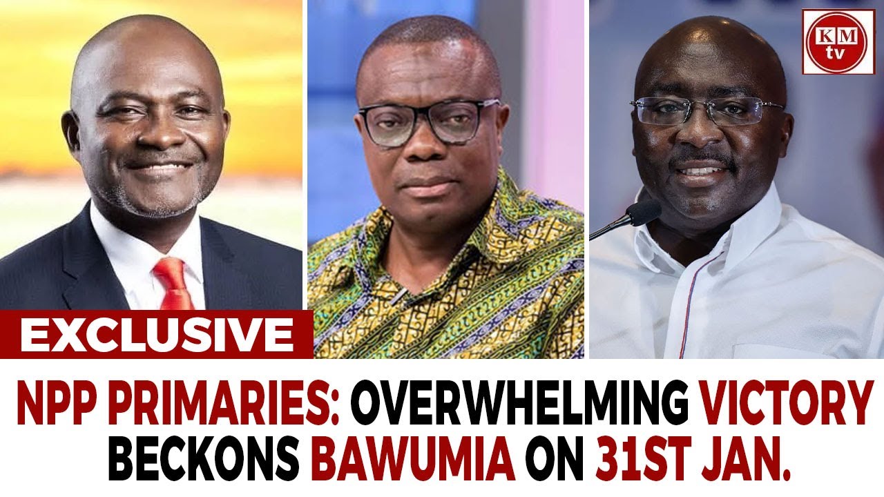 NPP Primaries: Bawumia Streches Lead. Ken Agyapong Drops --- Musah Dankwa Polls
