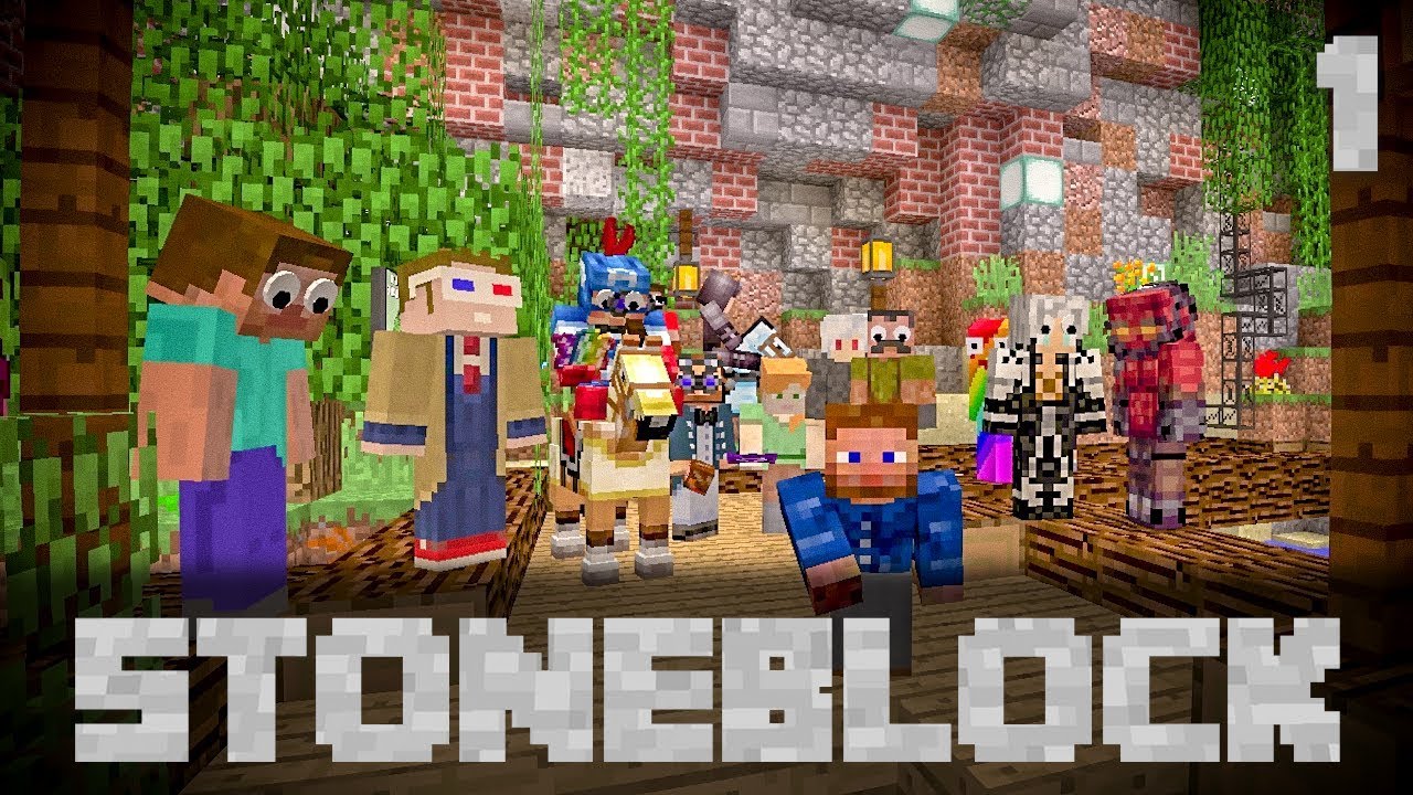 StoneBlock Modpack Server Ep. 1 All Together Now!