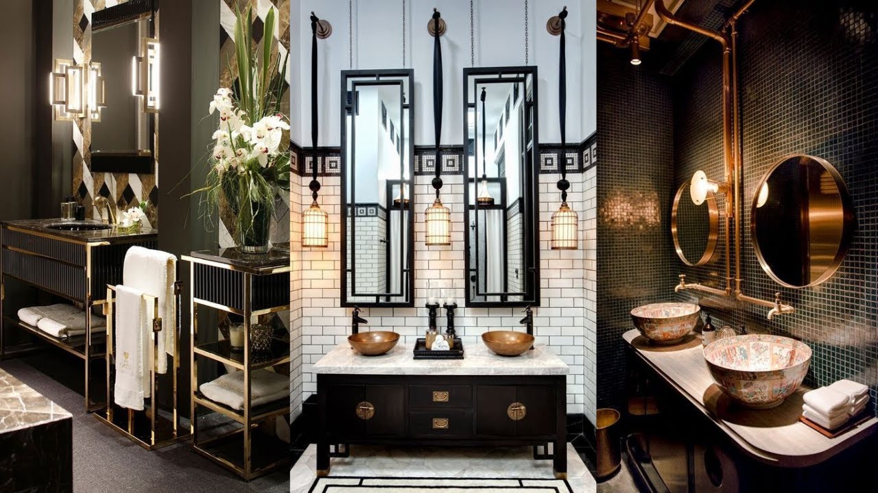 Art Deco Bathroom Ideas. Art Deco Bathroom Design and Decoration.