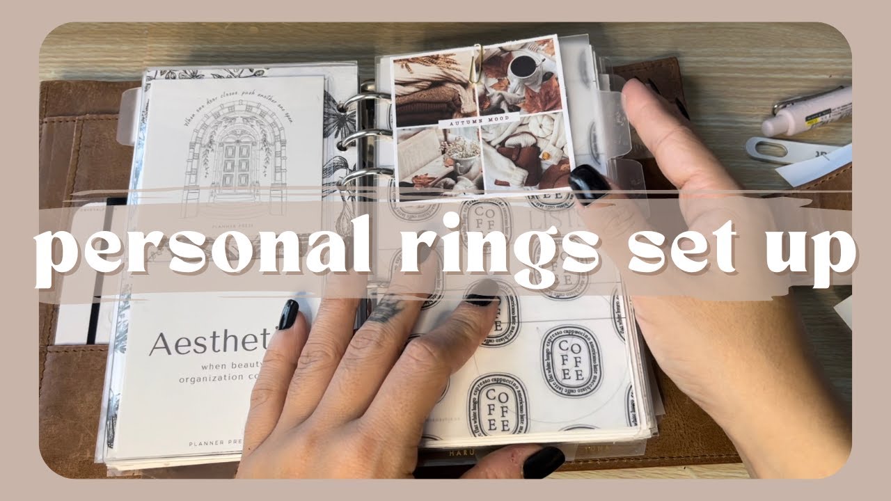 updated personal rings planner set up