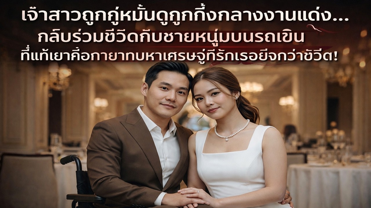 ถูกคู่หมั้นดูถูกทิ้งในงานแต่งงาน!จนต้องแต่งสายฟ้าแลบกับหนุ่มรถเข็น ที่กลับเป็นทายาทมหาเศรษฐีคลั่งรัก