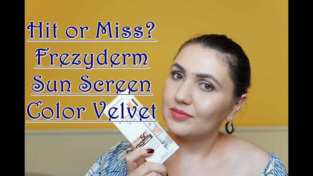 Frezyderm Sun Screen Color Velvet | Review