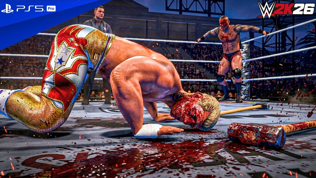 WWE 2K26 - Рэнди Ортон против Коди Роудса - Матч за чемпионский титул WWE на WrestleMania 42 | PS...