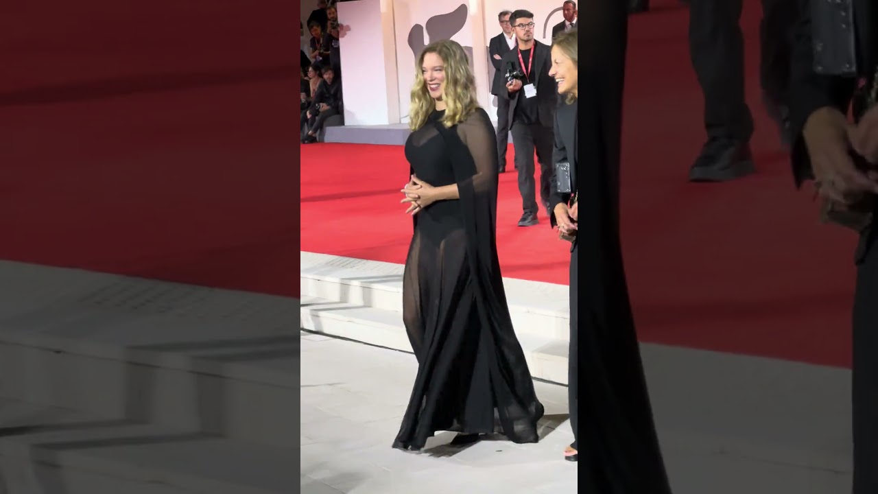 Venice Film Festival 25, 9/5/25 - Léa Seydoux on the red carpet before the premiere of Silent Friend