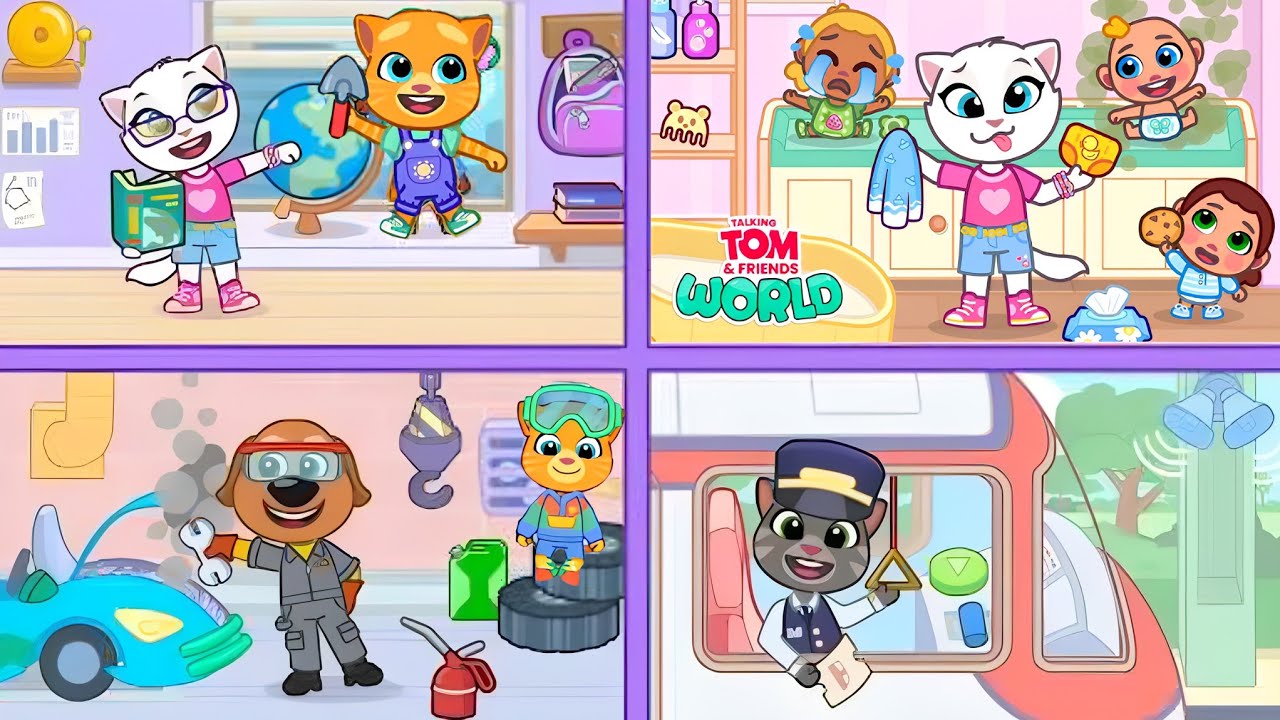 Talking Tom & Friends World Gameplay Android ios 