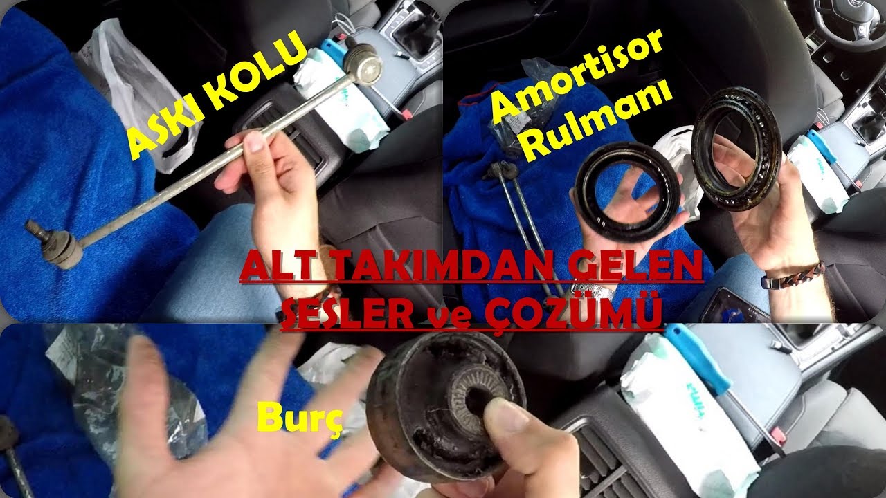VW Golf 7 | Alt Takımdan Gelen Sesler ve Çözümü | Burçlar | Rulman | Askı Kolu | Aks Kafası