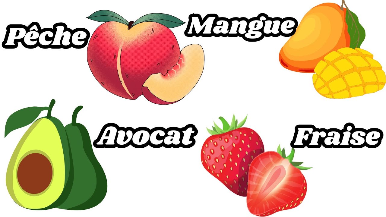 Easy French | Learn French | Fruits in French | Apprendre les fruits en français