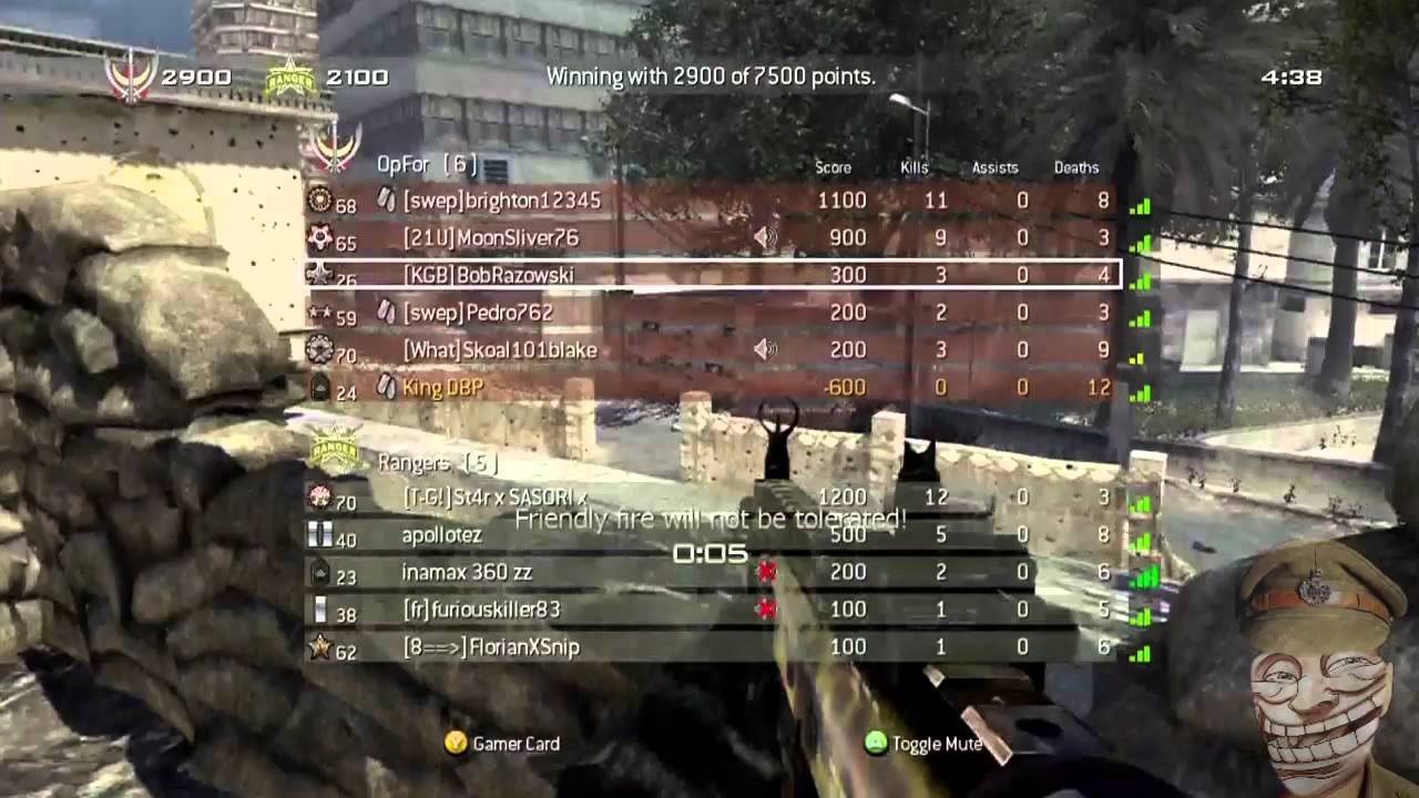 MW2 Griefing - Its A Free For All! (Funny Rage!)